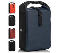 Büchel Bolsa de Bicicleta para portaequipajes I Resistente al Agua y con Capacidad para hasta 10 kg I Bolsa de Bicicleta para portaequipajes de Lona, Bolsa de portaequipajes