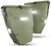 Büchel Alforjas para portaequipajes, 2 Unidades, 25,4 L - 100% Impermeable, con asa y Correa para el Hombro, Bolsa para Bicicleta, Bolsa para portaequipajes, Bolsas traseras para Bicicleta