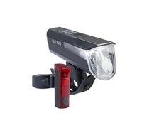 Büchel mit Rücklicht BLC 820 con luz Trasera LED Duo, Unisex Adulto, Negro, Talla única