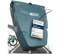 Büchel Bolsa de Bicicleta para portaequipajes, 25.4 L - 100% Impermeable, con asa y correa, Bolsa de portaequipajes, alforjas traseras
