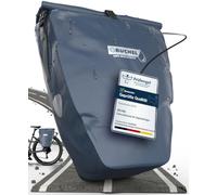 Büchel Bolsa de Bicicleta para portaequipajes, 25.4 L - 100% Impermeable, con asa y correa, Bolsa de portaequipajes, alforjas traseras
