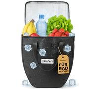Büchel Bolsa isotérmica de 20 l, Mantiene hasta 12 Horas de frío y Mantiene el Calor, Bolsa térmica para Compras, pícnic, congelados y Botellas, fácil de Limpiar, Color Negro