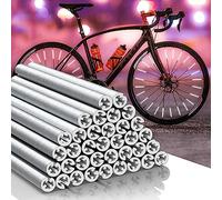 Büchel SEKU Clips I L'alternative aux catadioptres et aux réflecteurs de rayons I Homologué StVZO (Code de la Route allemand) I Réflecteurs de rayons Vélo | Paquete de 72