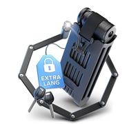 Büchel Sekura Antirrobo Candado Bici 110 cm - Candado Moto, Bicicleta, E-Bike, Patinete, Carrito, Remolque - Protección antirrobo segura con soporte - Bike Lock De Acero Templado con llave