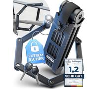 Büchel Sekura Antirrobo Candado Bici 95 cm - Candado Moto, Bicicleta, E-Bike, Patinete, Carrito, Remolque - Protección antirrobo segura con soporte - Bike Lock De Acero Templado con llave