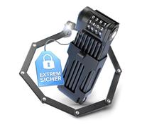 Büchel Sekura Código Candado Bici 100 cm - Candado Moto, Bicicleta, E-Bike, Patinete, Carrito, Remolque - Protección antirrobo segura con soporte - Bike Lock De Acero Templado con código