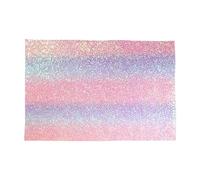 Bügelperlen Bastelmatte - Wiederverwendbar Regenbogen, Verlauf Glitzer Folie Kreativ Set, Zubehör Kinder Erwachsene Anfänger Schule Büro Tisch Anwendung | DIY Bastel Zubehör Für Kreative Gestaltung