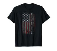 Buell Family American Flag Camiseta de regalo para hombre Camiseta