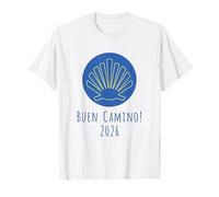 Buen Camino 2026 Concha Camino de Santiago Peregrino Camiseta