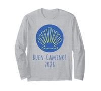 Buen Camino 2026 Concha Camino de Santiago Peregrino Manga Larga