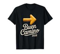 Buen Camino 2026 Flecha Amarilla Waymarker Peregrino Camiseta
