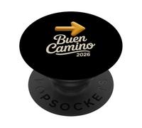 Buen Camino 2026 Flecha Amarilla Waymarker Peregrino PopSockets PopGrip Adhesivo