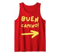 ¡Buen Camino Arrow! Senderismo Peregrino por España El Camino Camiseta sin Mangas