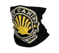 Buen Camino Camino Portugués Bandana Cuello Polaina Resistente al Viento Cubierta Bufanda Facial Mujeres Hombres Headwear Tube Pasamontañas