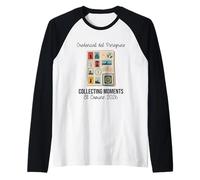 Buen Camino Credencial del Peregrino 2026 Stamp Collector Camiseta Manga Raglan