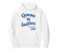 Buen Camino de Santiago de Compostela 2026 Camino de Santiago Senderismo Sudadera con Capucha