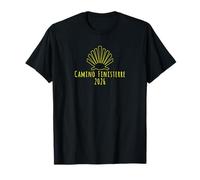 Buen Camino de Santiago Finisterre 2026 Camino Scallop Shell Camiseta