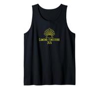 Buen Camino de Santiago Finisterre 2026 Camino Scallop Shell Camiseta sin Mangas