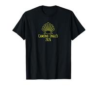 Buen Camino de Santiago Inglés 2026 Camino Scallop Shell Camiseta