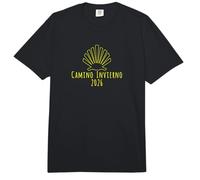 Buen Camino de Santiago Invierno 2026 Camino Scallop Shell Comfort Colors Adult Heavyweight T-Shirt
