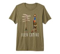 Buen Camino de Santiago Peregrino Senderismo Camino de Santiago Regalo Camiseta Premium