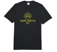 Buen Camino de Santiago Primitivo 2027 Camino Scallop Shell Comfort Colors Adult Heavyweight T-Shirt
