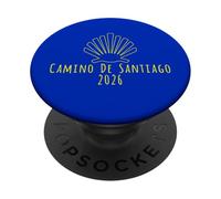 Buen Camino de Santiago Way of St James 2026 Scallop Shell PopSockets PopGrip Adhesivo