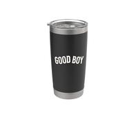 Buen chico Queer Camp Humor Gay LGBTQ Hombres Orgullo Diseño Vaso térmico de acero inoxidable de doble pared