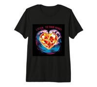 Buen corazón Diciendo Listas de Texto a tu corazón Camiseta Premium