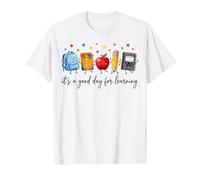 Buen día para Aprender de Regreso a Clases Doodles Estudiante Maestro Camiseta