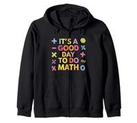 Buen día para hacer matemáticas Día de apreciación del maestro divertido Ciencia Sudadera con Capucha