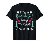 Buen día para Salvar Animales Veterinario Camiseta