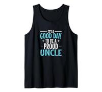 Buen día para ser un tío orgulloso diciendo Camiseta sin Mangas