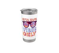 Buen humor en Ayia Napa Vaso térmico de acero inoxidable de doble pared