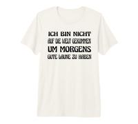 Buen Humor por la Mañana Gruñón Matutino Dicho Alemán Camiseta Premium