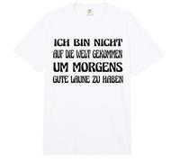 Buen Humor por la Mañana Gruñón Matutino Dicho Alemán Comfort Colors Adult Heavyweight T-Shirt