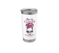 Buen intento de cáncer, pero todavía estoy aquí guerrero del cáncer de mama Vaso térmico de acero inoxidable de doble pared