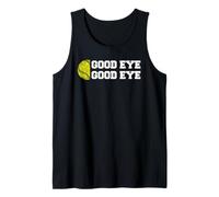 Buen Ojo del softbol, Divertido Dicho para Padres, Aficionado al Deporte, Teniente. Camiseta sin Mangas