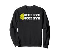 Buen Ojo del softbol, Divertido Dicho para Padres, Aficionado al Deporte, Teniente. Sudadera