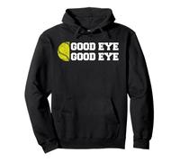 Buen Ojo del softbol, Divertido Dicho para Padres, Aficionado al Deporte, Teniente. Sudadera con Capucha