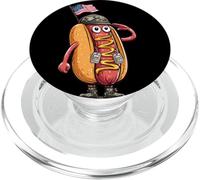 Buen Perro Caliente de Estados Unidos en Busca Militar para saludar a los Amantes PopSockets PopGrip para MagSafe