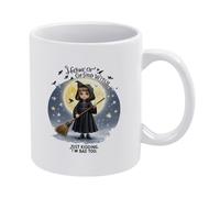 Buena Bruja, Es Broma, Yo También Soy Mala. Taza Cerámica Taza De Café Con Asa Tazas 330Ml Para Bebidas Cacao Leche