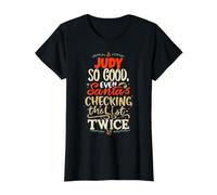 Buena Judy Santa Navidad Diciendo el Divertido Nombre de Judy Camiseta gráfica económica