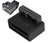 Buena solución: con nuestro adaptador puedes cambiar fácilmente la dirección de montaje del cable USB 3.0: no más enrollamientos ni arrugas; Solo una conexión ordenada de 90 grados que elimi