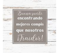 Buena suerte encontrando mejores compis que nosotros Traidor - Libro de Firmas: Idea de Regalo original y divertido despedida compañero de trabajo o cambio, detalle para dedicaciones y felicitaciones