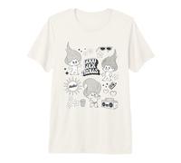 Buena Suerte Trolls Hola Retro Vibes Diversión Camiseta Premium