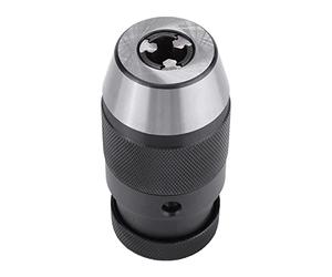 Buena Textura de Metal, Superficie Cómoda, Fácil de Sujetar, Portabrocas Autoajustable, Mayor par de Salida, Portabrocas sin Llave B16 con Superficie Cómoda, Fácil de Sujetar,