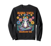 Buena Vista, Colorado, EE. UU., caprichoso diseño Zen con Forma de Rana Sudadera