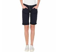 Buena Vista Pantalones cortos Malibu Stretch Twill para mujer, Azul oscuro, L