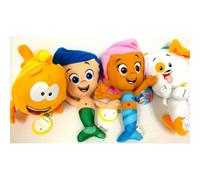 Buenas cosas Bubble Guppies Gil Molly Mr Grouper Bubble Puppy 4 Plush Doll 8 pulgadas